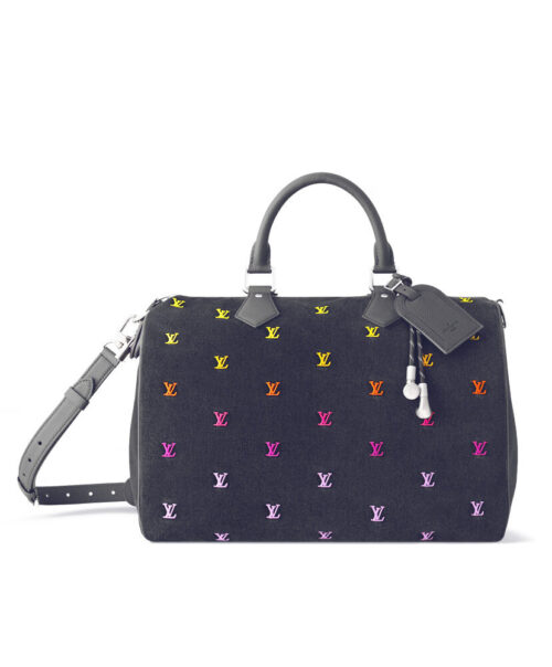 Louis Vuitton Fortok LV Speedy 40 Bandouliere M14136 Black